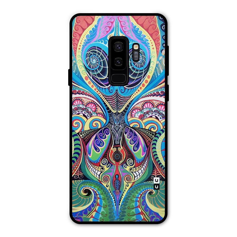 Alien Psychedelic Art Metal Back Case for Galaxy S9 Plus