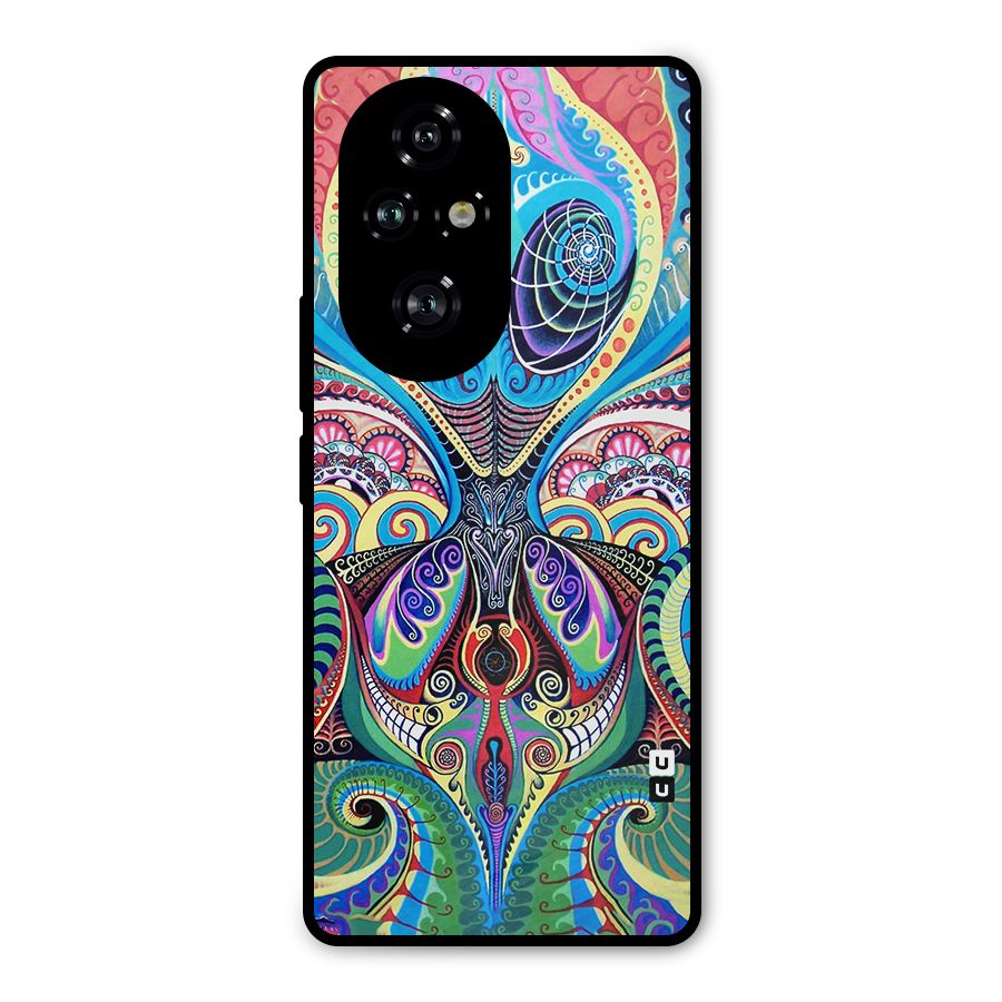 Alien Psychedelic Art Metal Back Case for Honor 200 Pro