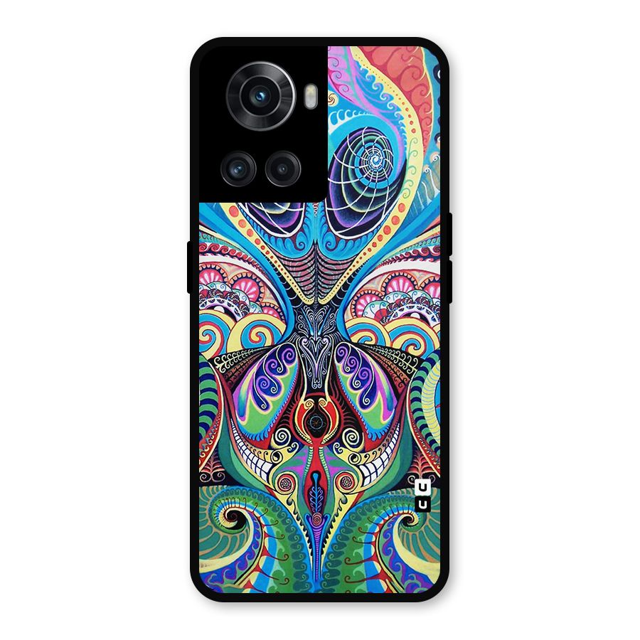 Alien Psychedelic Art Metal Back Case for OnePlus 10R