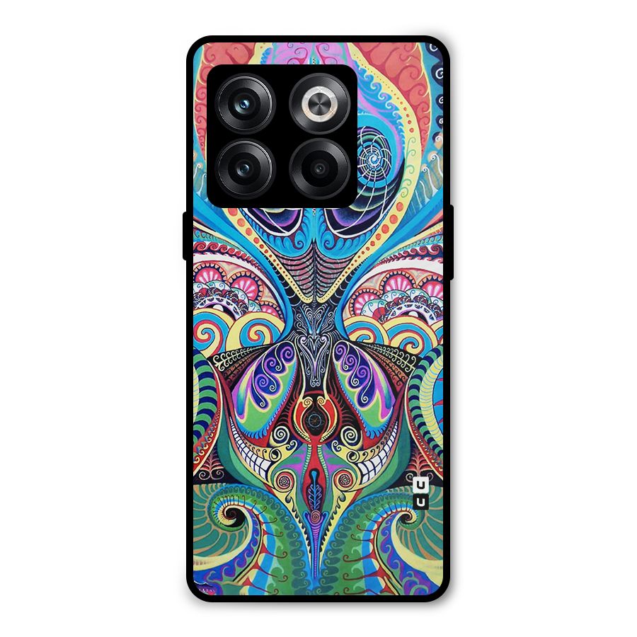 Alien Psychedelic Art Metal Back Case for OnePlus 10T