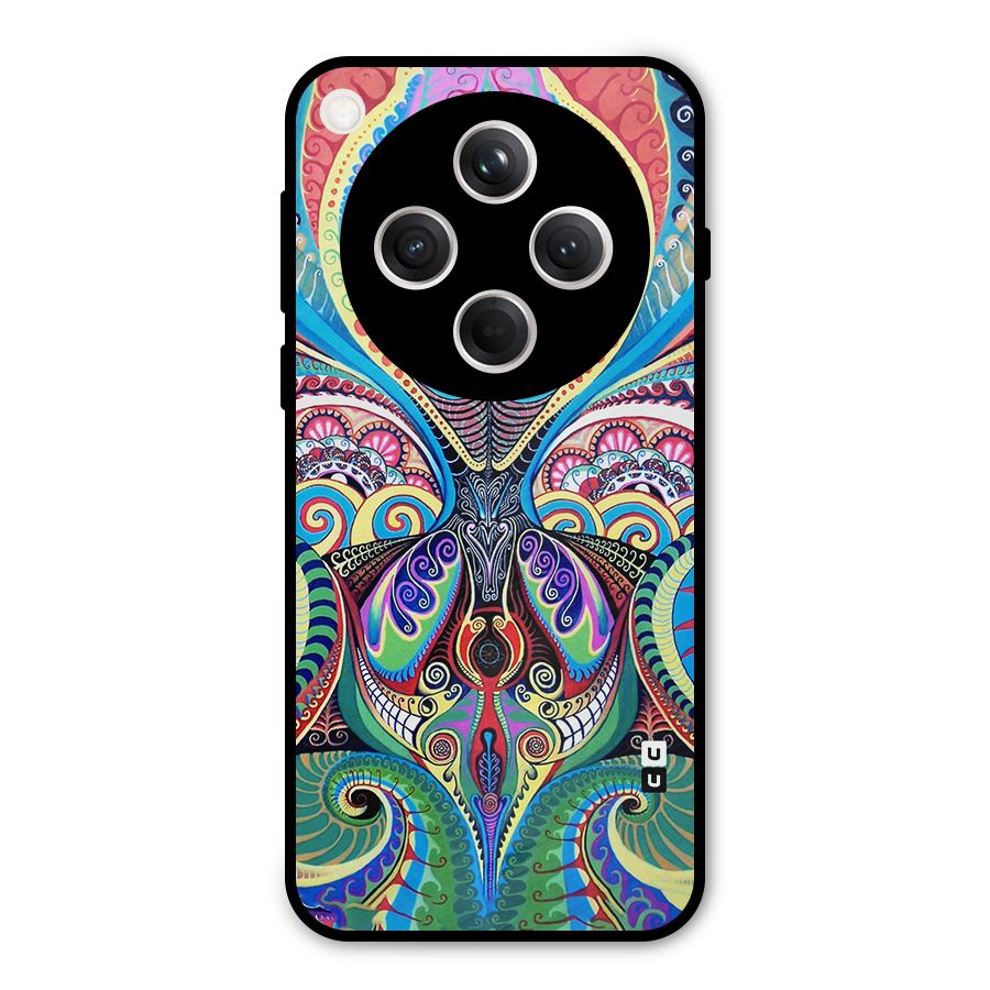 Alien Psychedelic Art Metal Back Case for Oppo Find X8