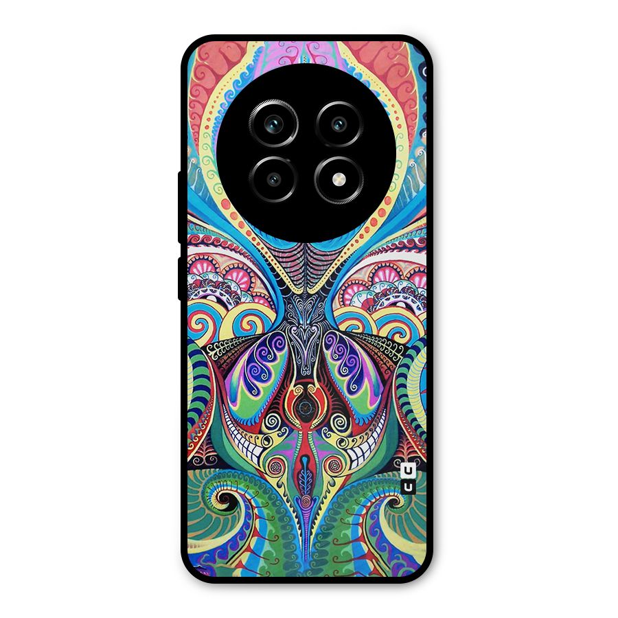 Alien Psychedelic Art Metal Back Case for Realme 13 Pro