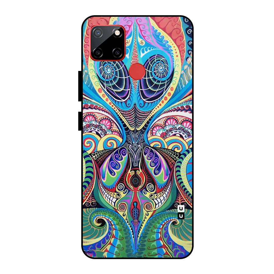 Alien Psychedelic Art Metal Back Case for Realme C12