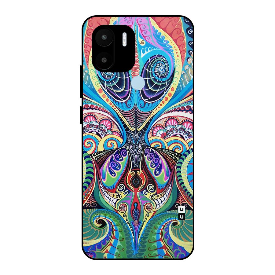 Alien Psychedelic Art Metal Back Case for Redmi A1+