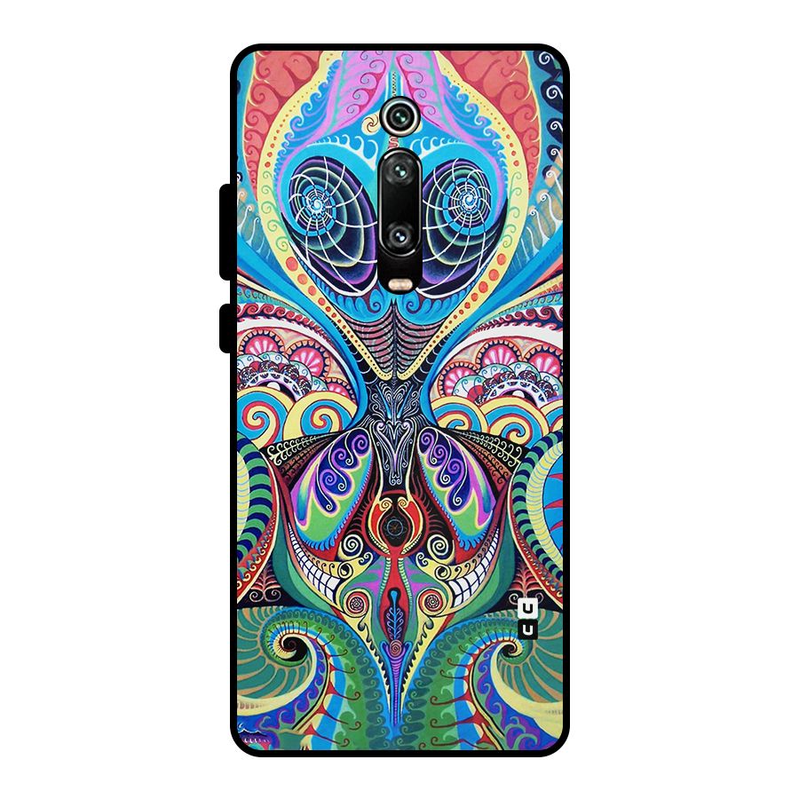 Alien Psychedelic Art Metal Back Case for Redmi K20