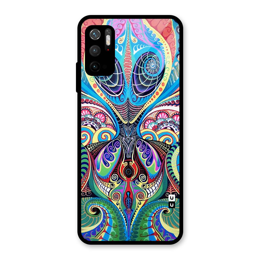 Alien Psychedelic Art Metal Back Case for Redmi Note 10T 5G