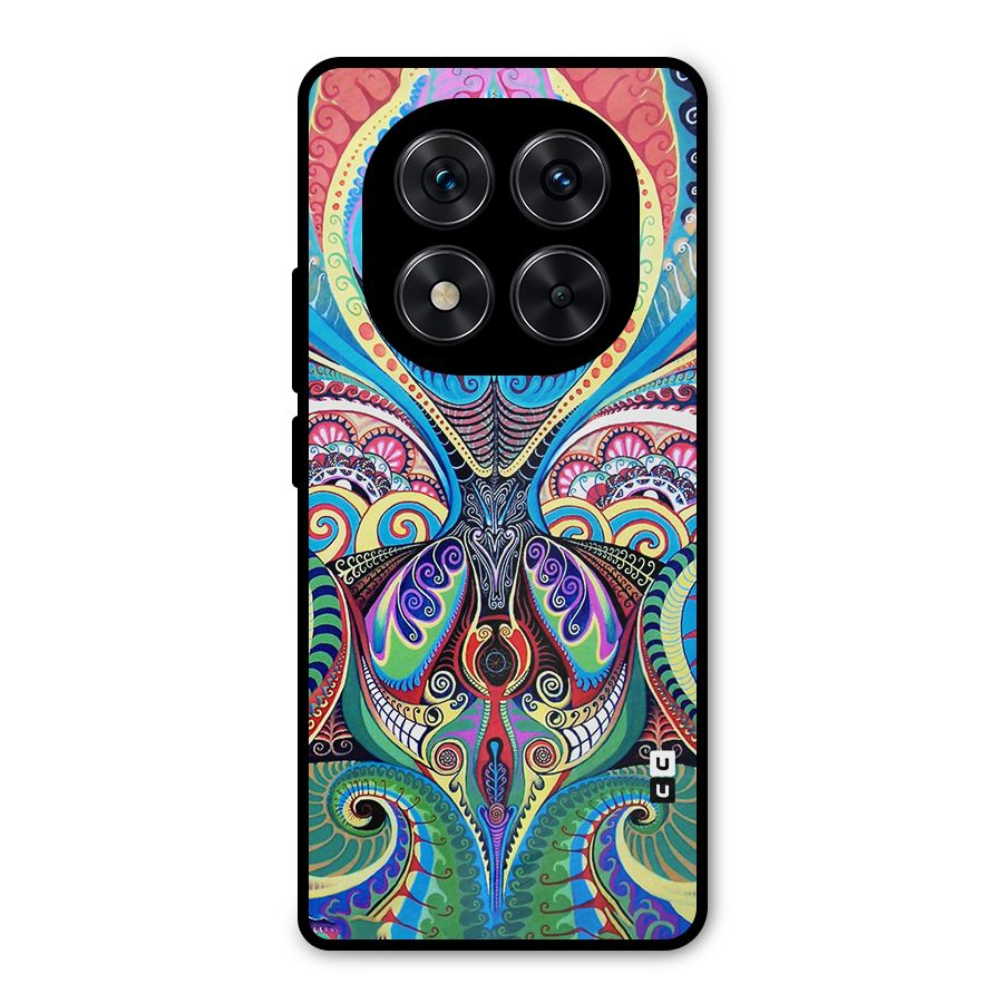 Alien Psychedelic Art Metal Back Case for Redmi Note 14 Pro 5G