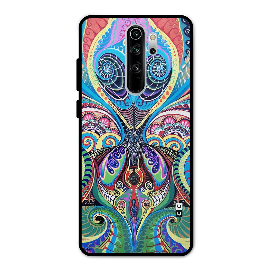 Alien Psychedelic Art Metal Back Case for Redmi Note 8 Pro