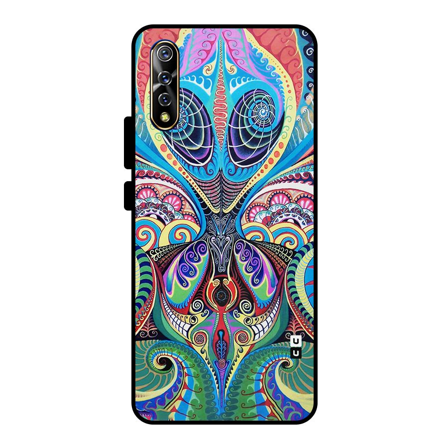 Alien Psychedelic Art Metal Back Case for Vivo S1