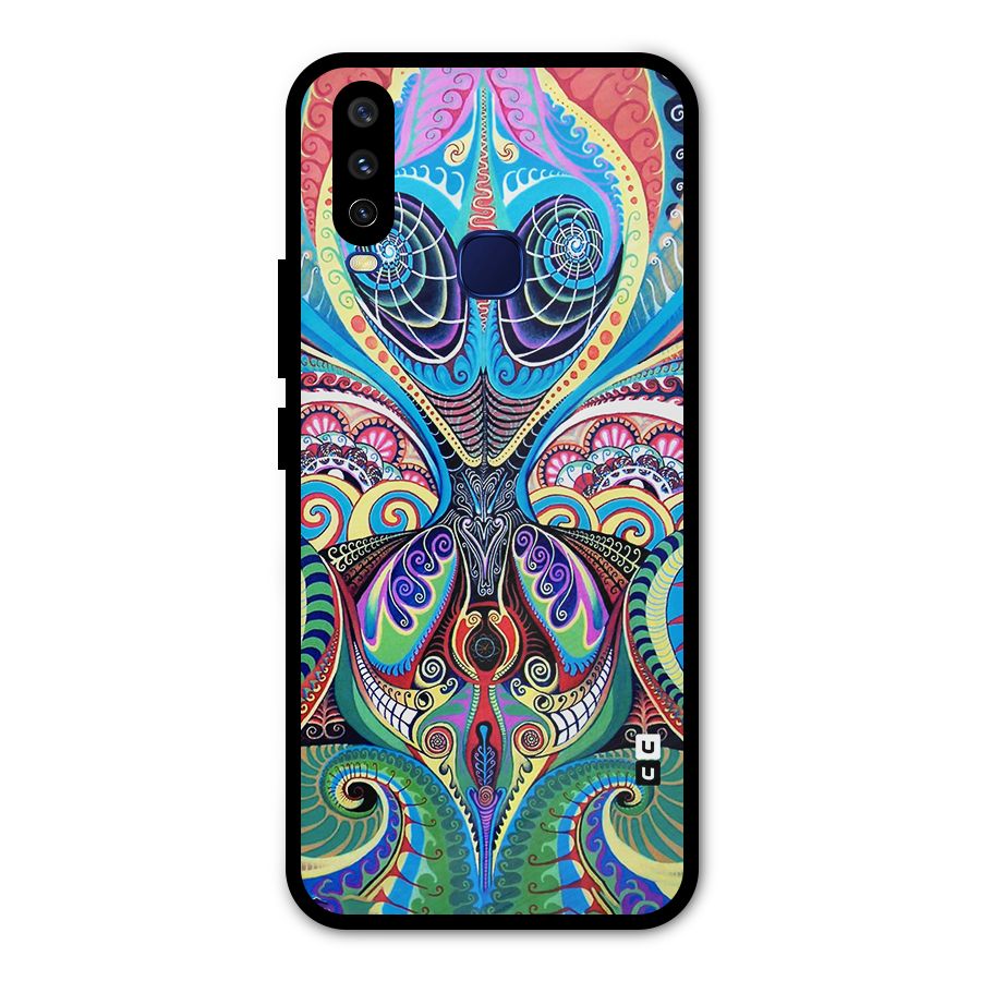 Alien Psychedelic Art Metal Back Case for Vivo Y12