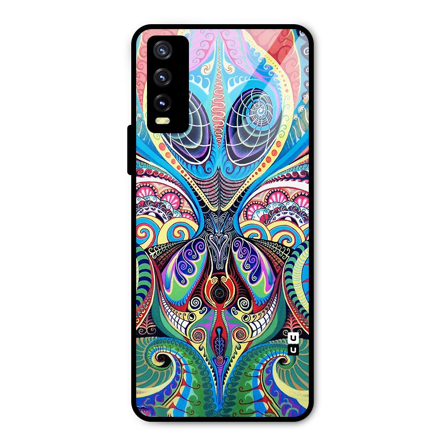Alien Psychedelic Art Metal Back Case for Vivo Y20