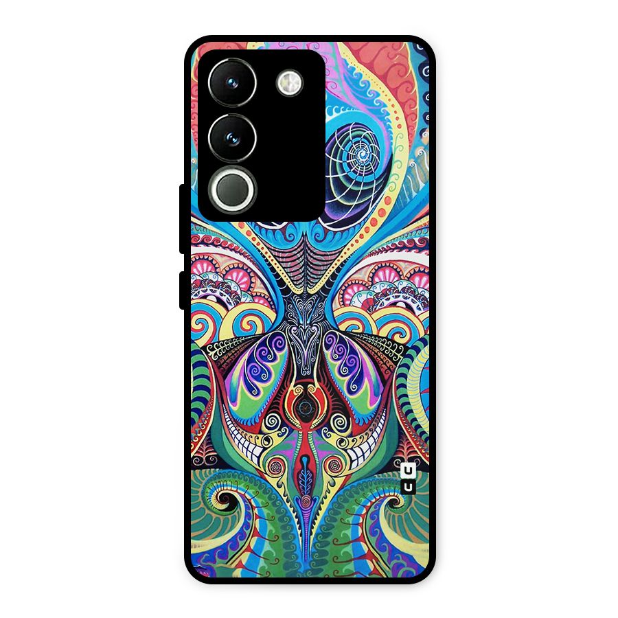 Alien Psychedelic Art Metal Back Case for Vivo Y200