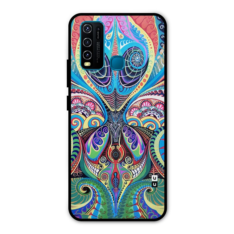 Alien Psychedelic Art Metal Back Case for Vivo Y30