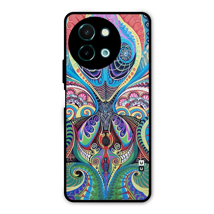 Alien Psychedelic Art Metal Back Case for Vivo Y58