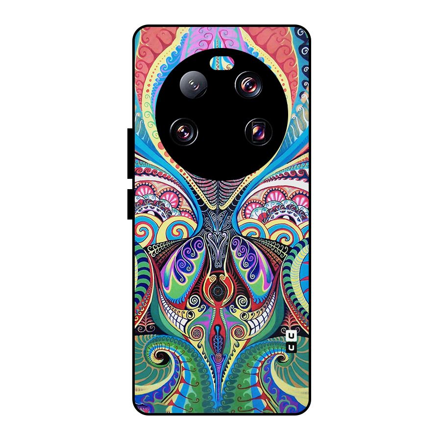 Alien Psychedelic Art Metal Back Case for Xiaomi 13 Ultra
