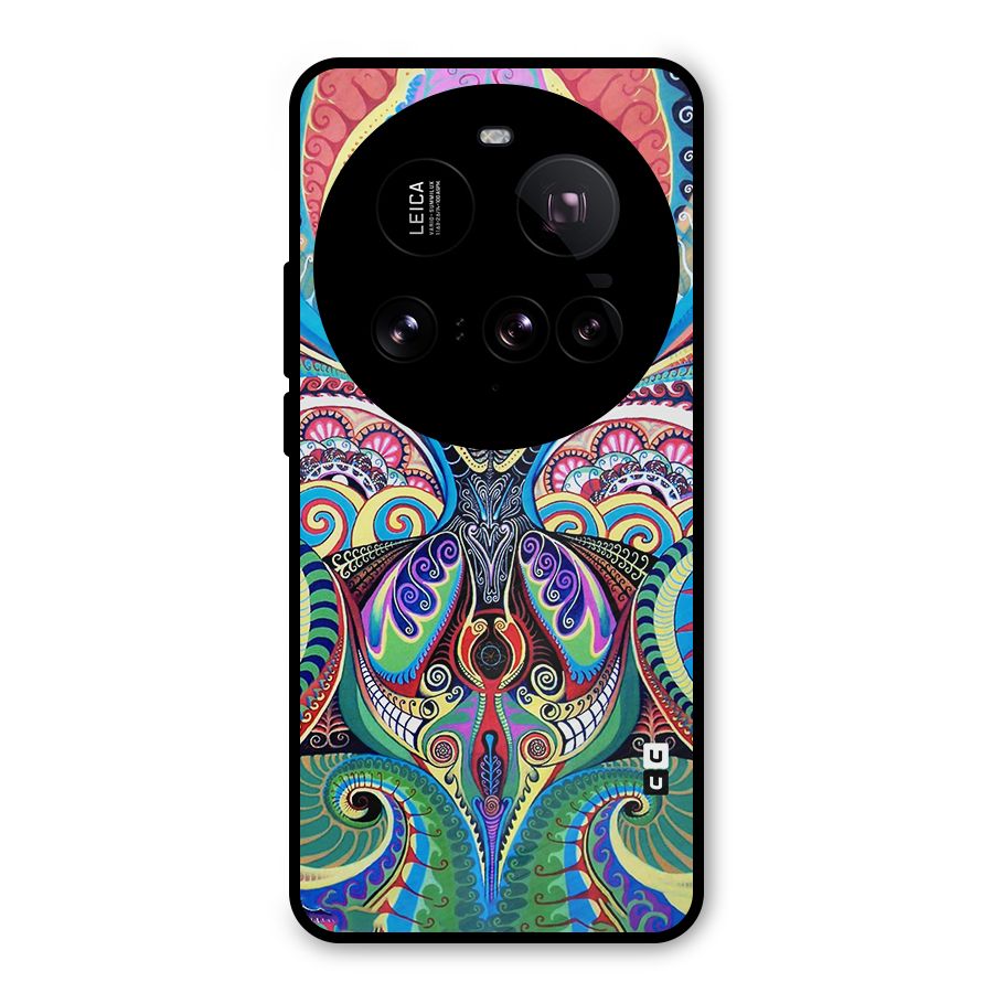 Alien Psychedelic Art Metal Back Case for Xiaomi 15 Ultra