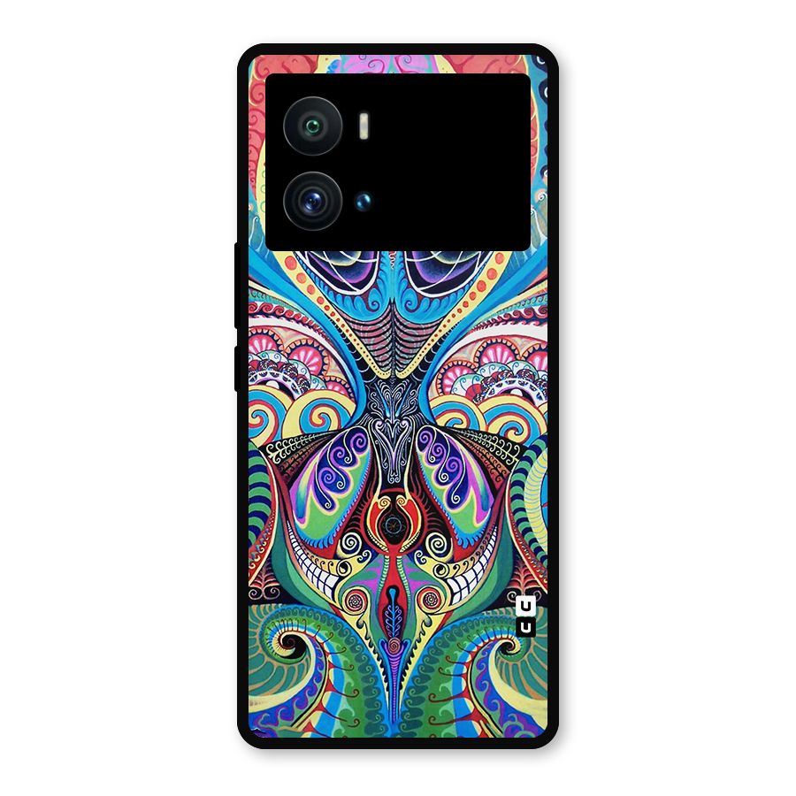 Alien Psychedelic Art Metal Back Case for iQOO 9 Pro