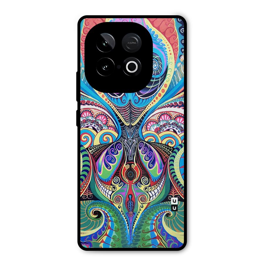 Alien Psychedelic Art Metal Back Case for iQOO Neo 10