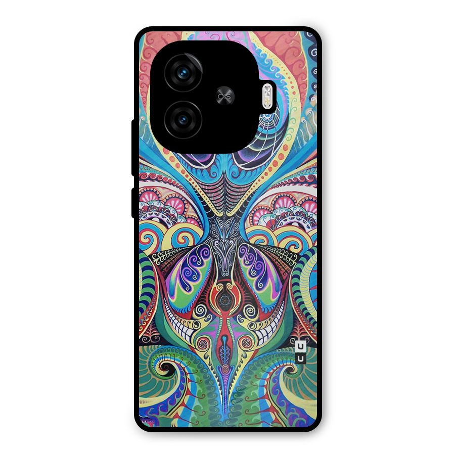 Alien Psychedelic Art Metal Back Case for iQOO Neo 10R