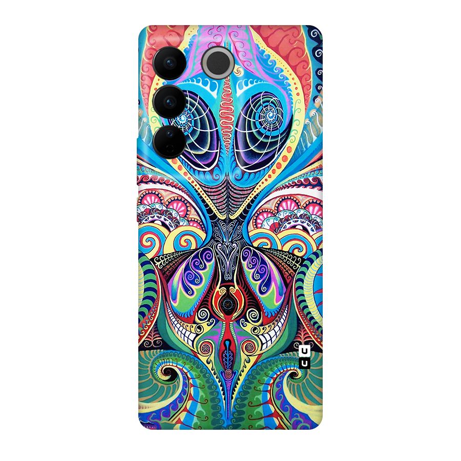 Alien Psychedelic Art Original Polycarbonate Back Case for Vivo V27