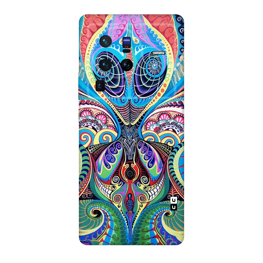 Alien Psychedelic Art Original Polycarbonate Back Case for Vivo X80