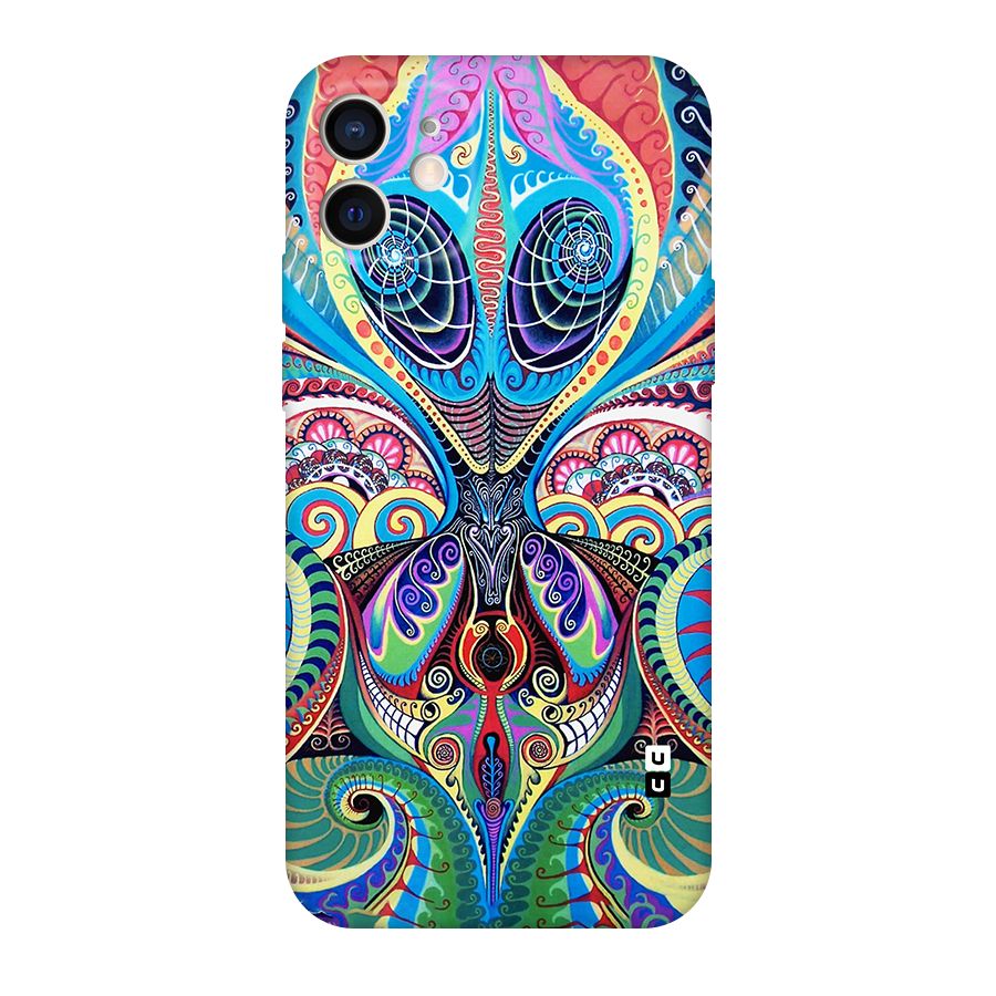 Alien Psychedelic Art Original Polycarbonate Back Case for iPhone 12