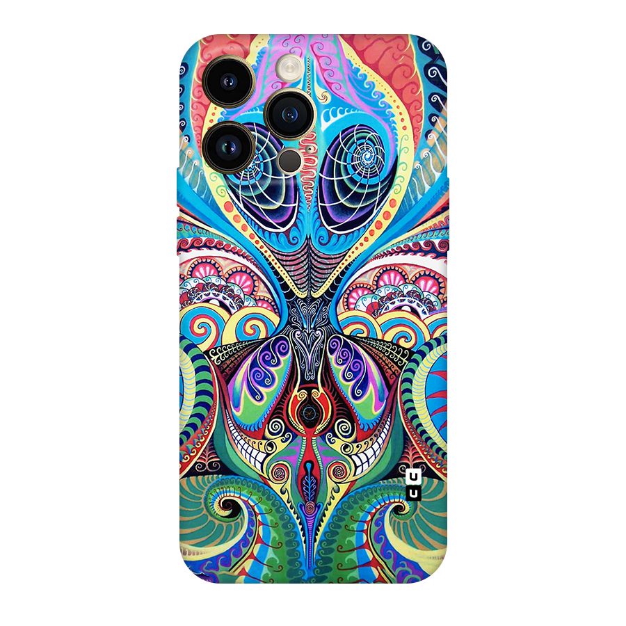 Alien Psychedelic Art Original Polycarbonate Back Case for iPhone 14 Pro Max