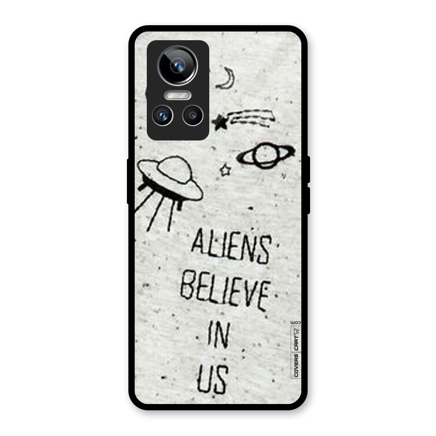 Aliens Believe In Us Glass Back Case for Realme GT Neo 3