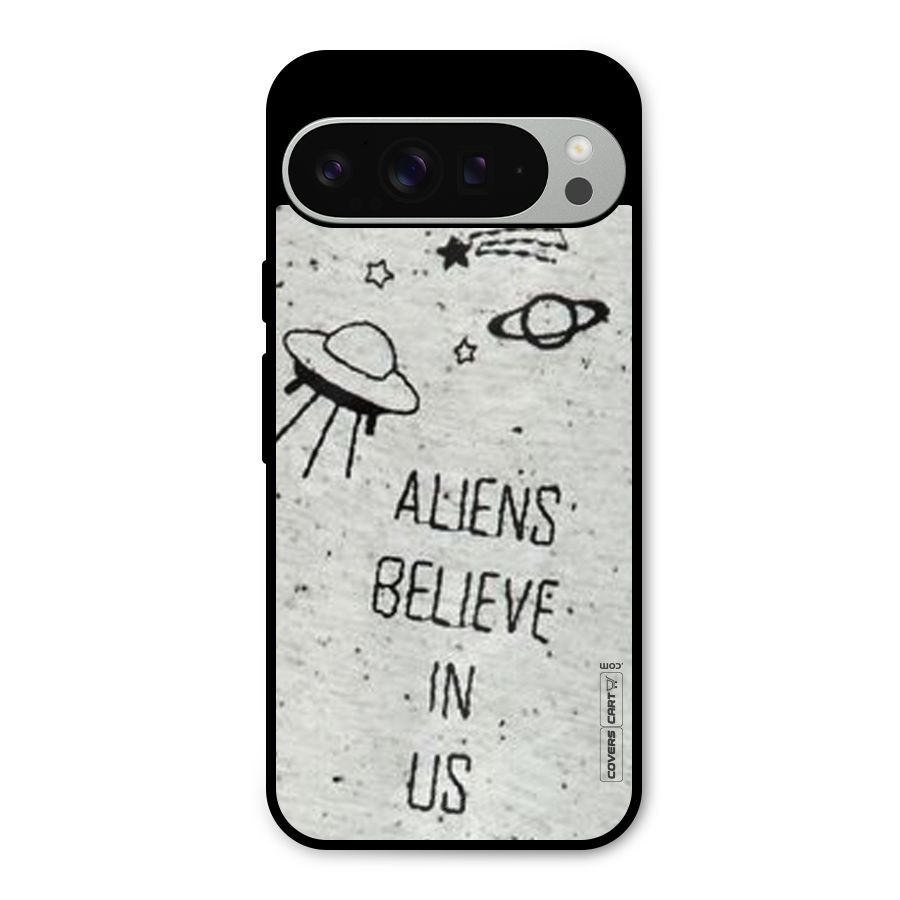 Aliens Believe In Us Metal Back Case for Google Pixel 9 Pro XL
