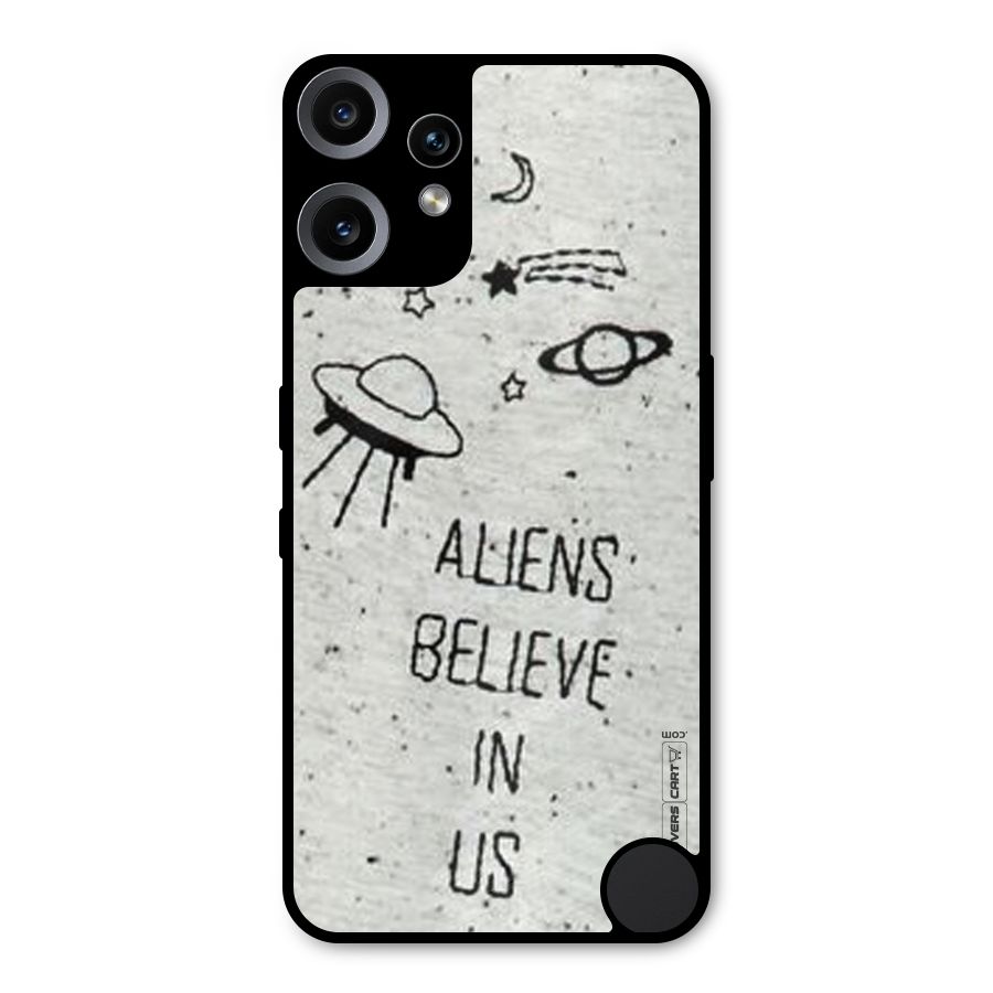 Aliens Believe In Us Metal Back Case for Nothing CMF Phone 2 Pro