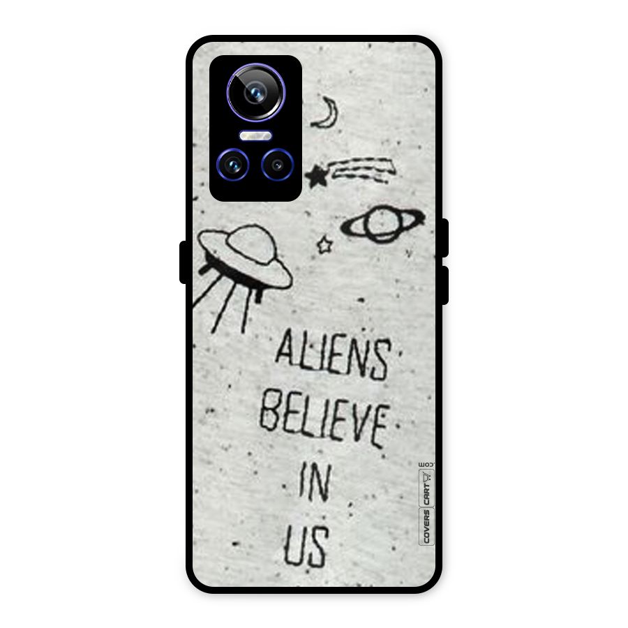 Aliens Believe In Us Metal Back Case for Realme GT Neo 3