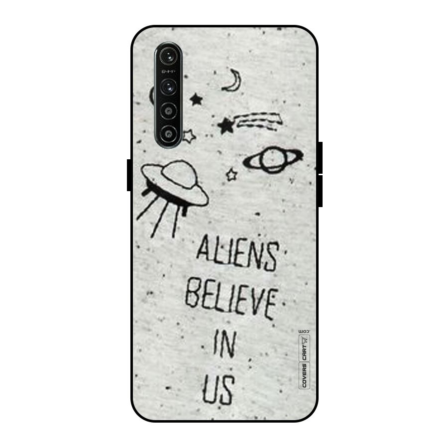 Aliens Believe In Us Metal Back Case for Realme XT