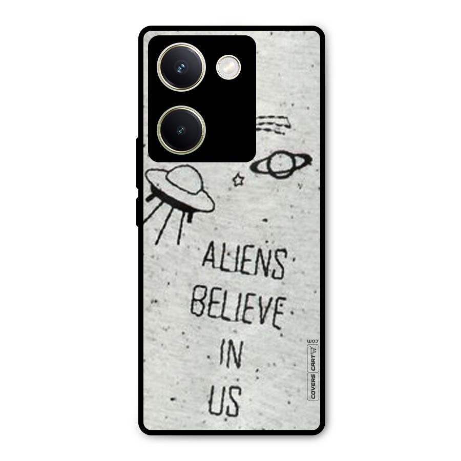 Aliens Believe In Us Metal Back Case for Vivo Y200 Pro