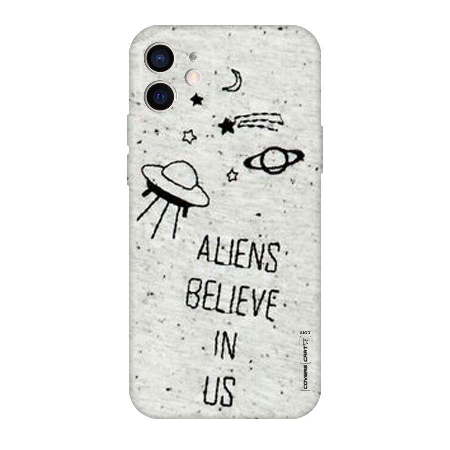 Aliens Believe In Us Original Polycarbonate Back Case for iPhone 12