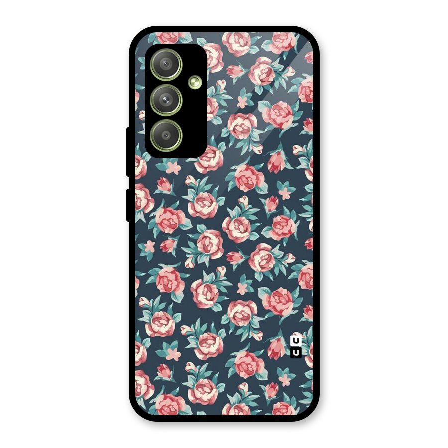 All Art Bloom Glass Back Case for Galaxy A54