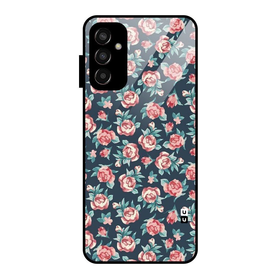All Art Bloom Glass Back Case for Galaxy F13