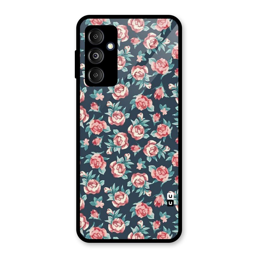 All Art Bloom Glass Back Case for Galaxy M14 5G