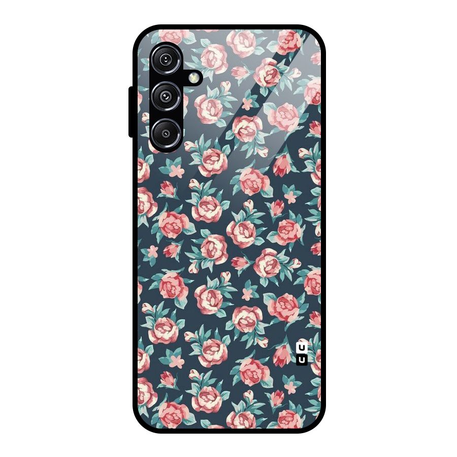 All Art Bloom Glass Back Case for Galaxy M34 5G