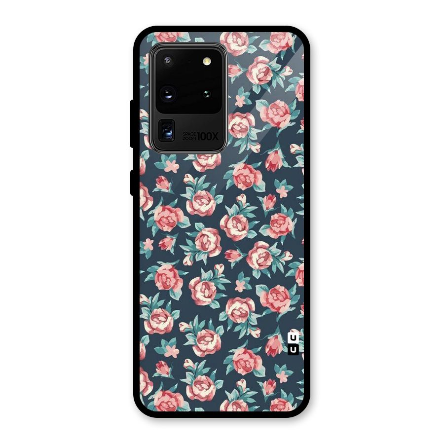All Art Bloom Glass Back Case for Galaxy S20 Ultra