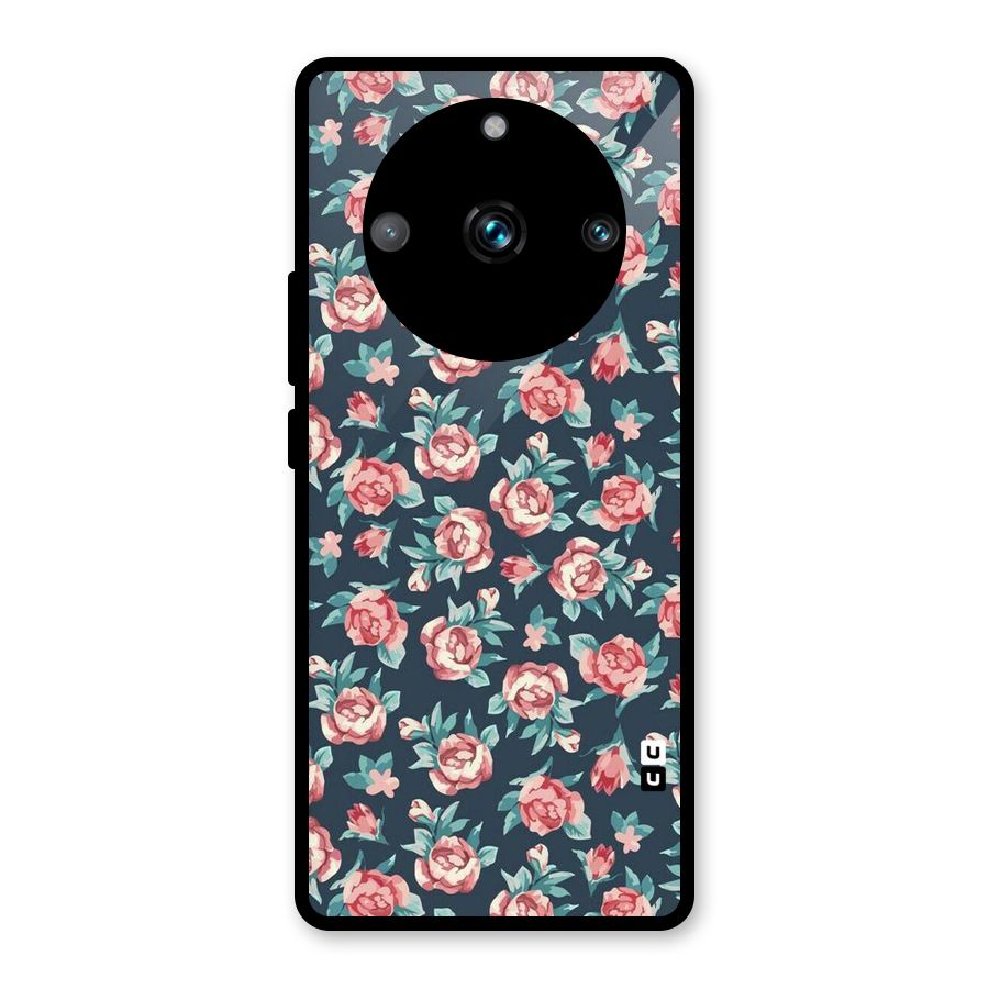 All Art Bloom Glass Back Case for Realme 11 Pro