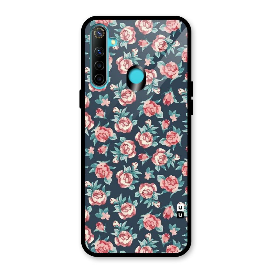 All Art Bloom Glass Back Case for Realme 5
