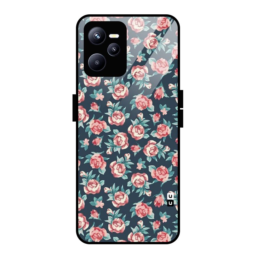 All Art Bloom Glass Back Case for Realme C35