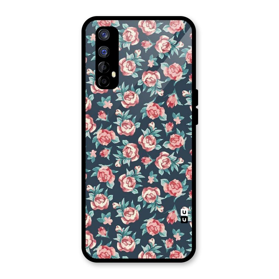 All Art Bloom Glass Back Case for Realme Narzo 20 Pro