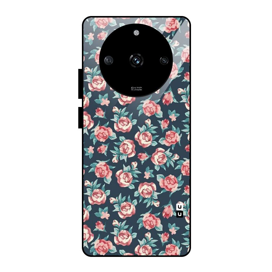 All Art Bloom Glass Back Case for Realme Narzo 60 5G