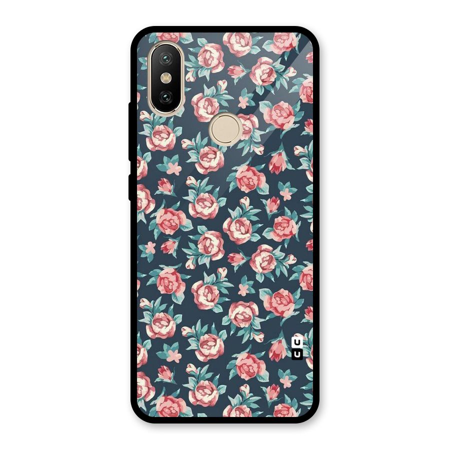 All Art Bloom Glass Back Case for Redmi A2