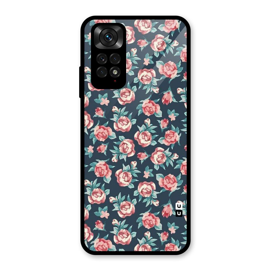 All Art Bloom Glass Back Case for Redmi Note 11S