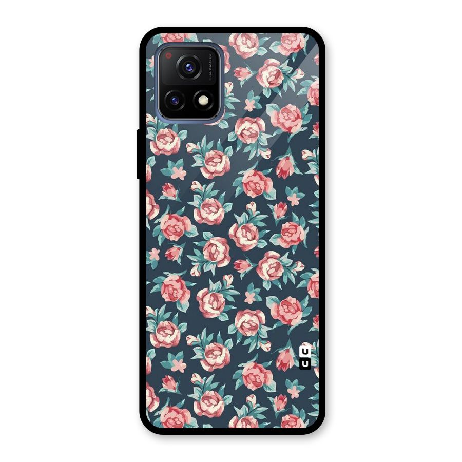 All Art Bloom Glass Back Case for Vivo Y72 5G