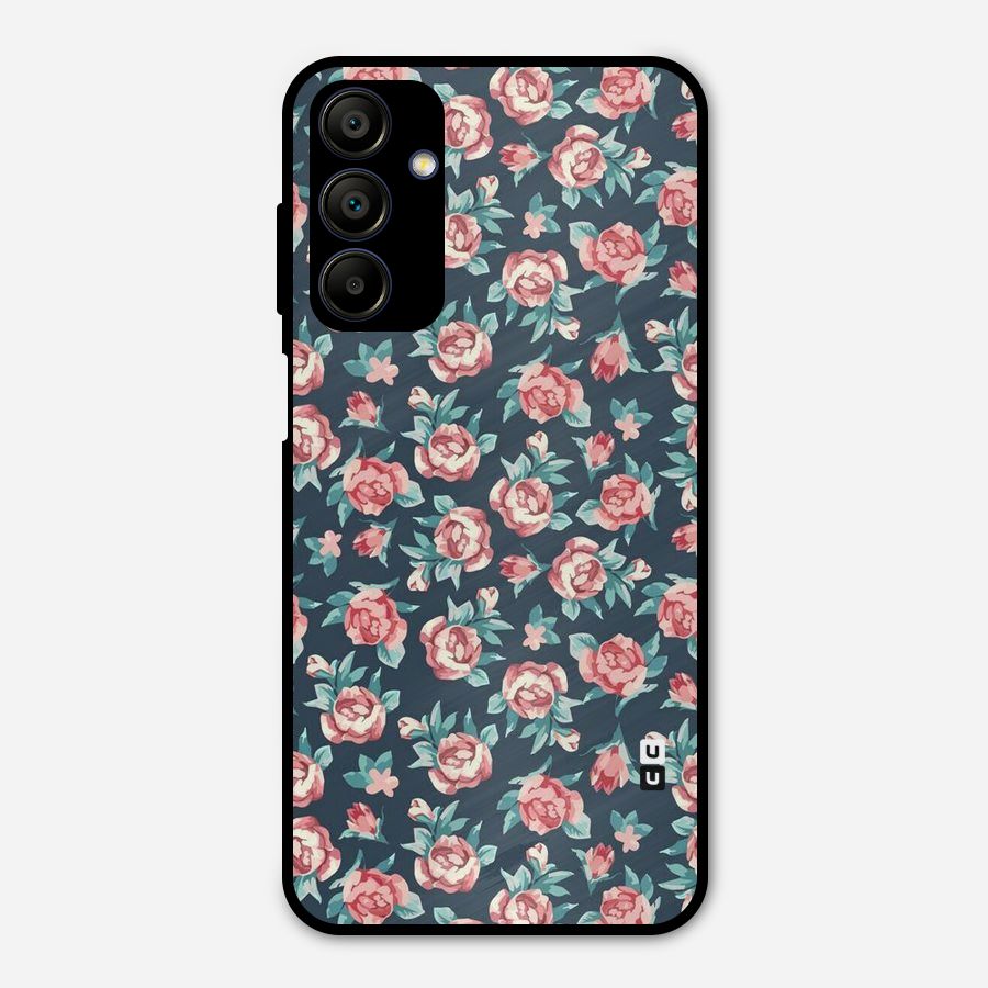 All Art Bloom Metal Back Case for Galaxy A15 5G