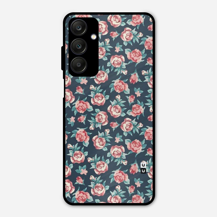 All Art Bloom Metal Back Case for Galaxy A25 5G
