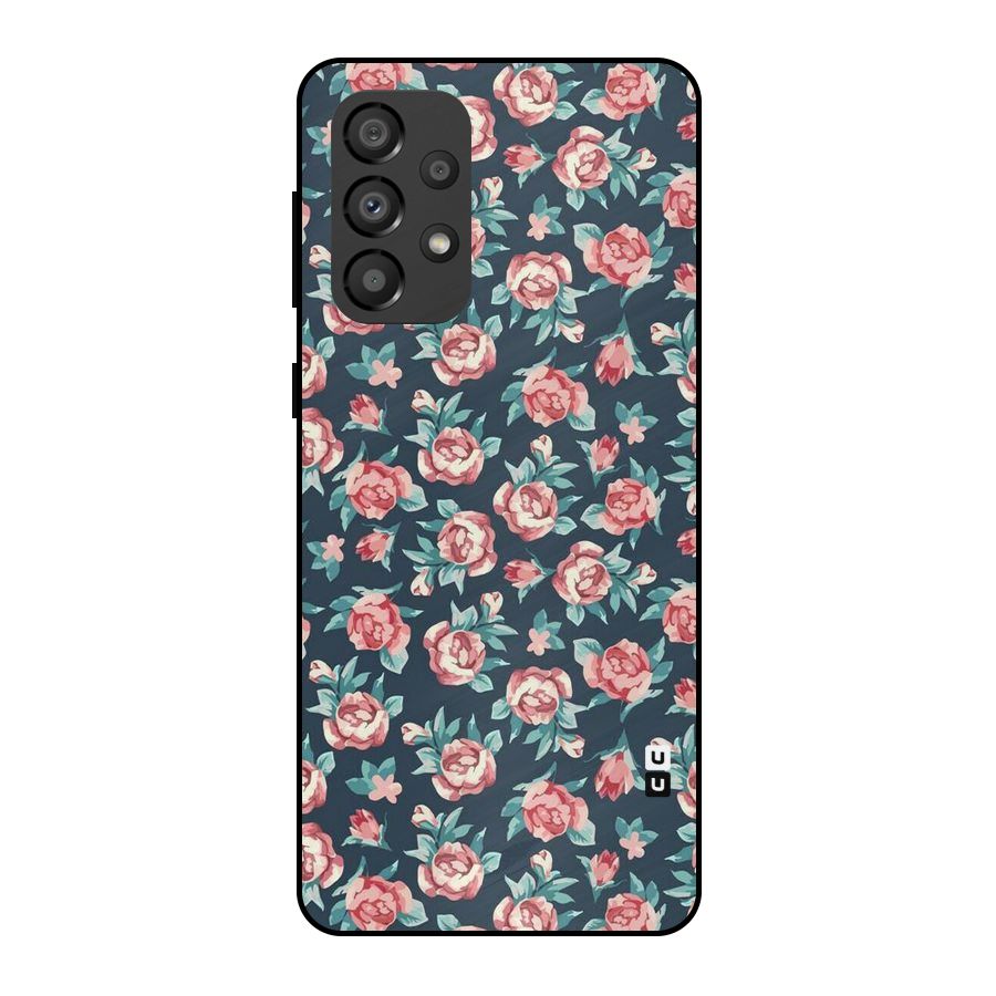 All Art Bloom Metal Back Case for Galaxy A33 5G